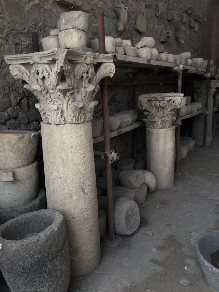 Archaeological site of the remains of the iconic Roman city preserved by Vesuvius' ash.