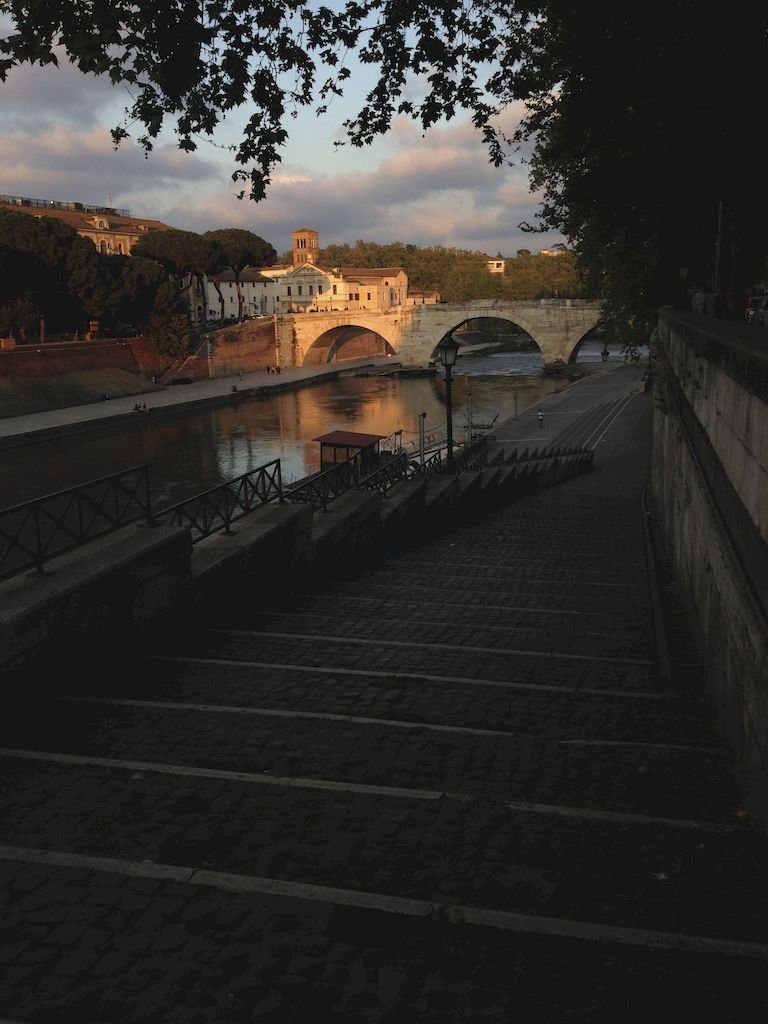 Fiume Tevere Roma Italia