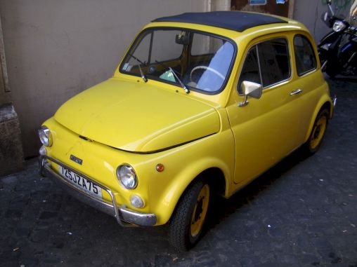 fiat 500 roma italia