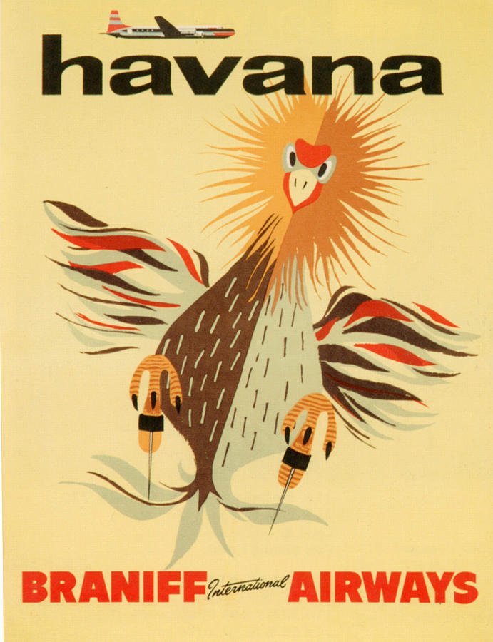 Vintage airline posters: the golden age of air travel