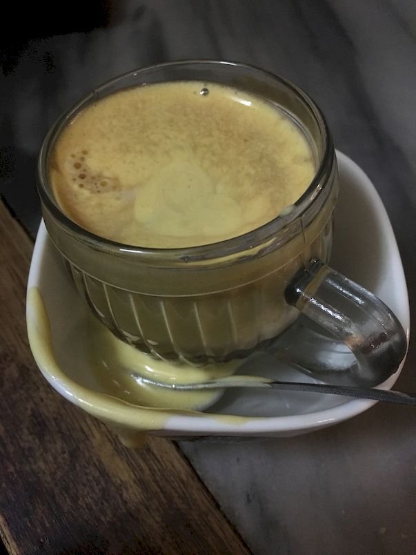 Vietnamese egg coffee